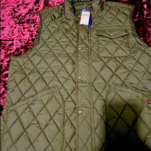 Mens POLO RALPH LAUREN green vest 2XL